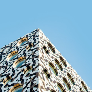 A beautifully designed building.