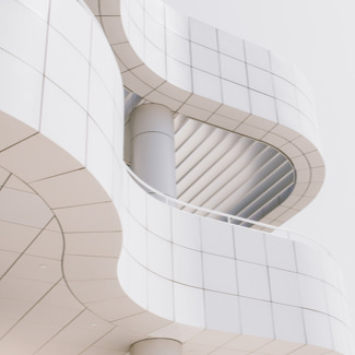 A beautifully designed building.